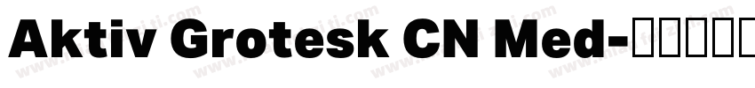 Aktiv Grotesk CN Med字体转换